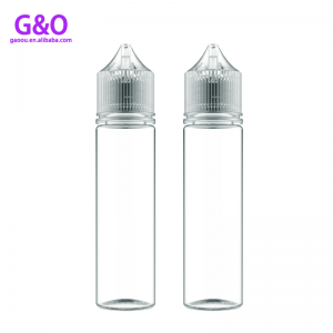 v3 mới 60ml 2oz trong suốt vật nuôi trong suốt tùy chỉnh chai kỳ lân 30ml chai kỳ lân pet e chai nước trái cây 60ml